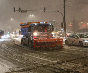 Trudne warunki drogowe w Polsce