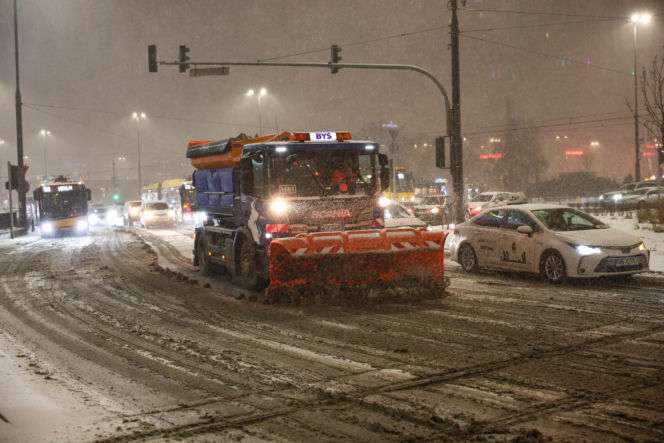 Trudne warunki drogowe w Polsce