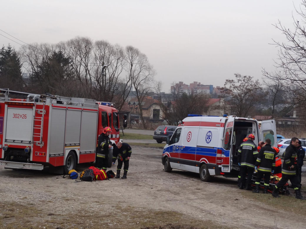 Pijany 20-latek spadł ze skały na Zakrzówku