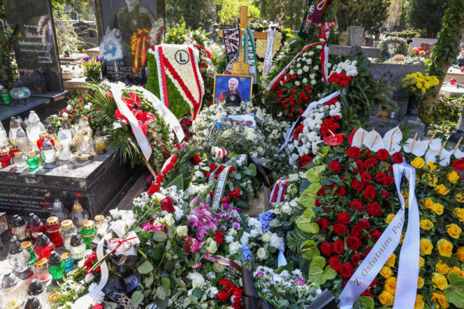 Tak wygląda grób Jacka Magiery dwa dni po pogrzebie