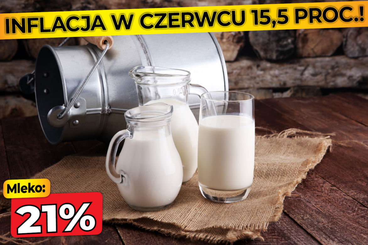 GUS: Wzrost inflacji w czerwcu do 15,5 proc.!
