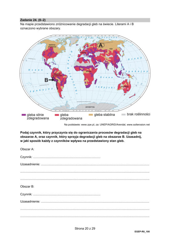 Matura 2022: geografia rozszerzona. Arkusze CKE, zadania, pytania. Poziom rozszerzony	