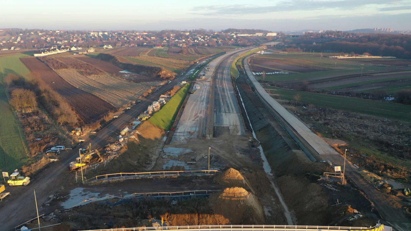 Północna obwodnica Krakowa. Sprawdzamy postępy prac (STYCZEŃ)
