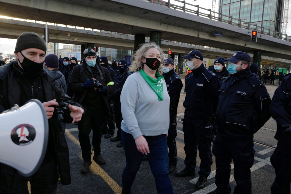 Strajk w Warszawie 8.03.2021