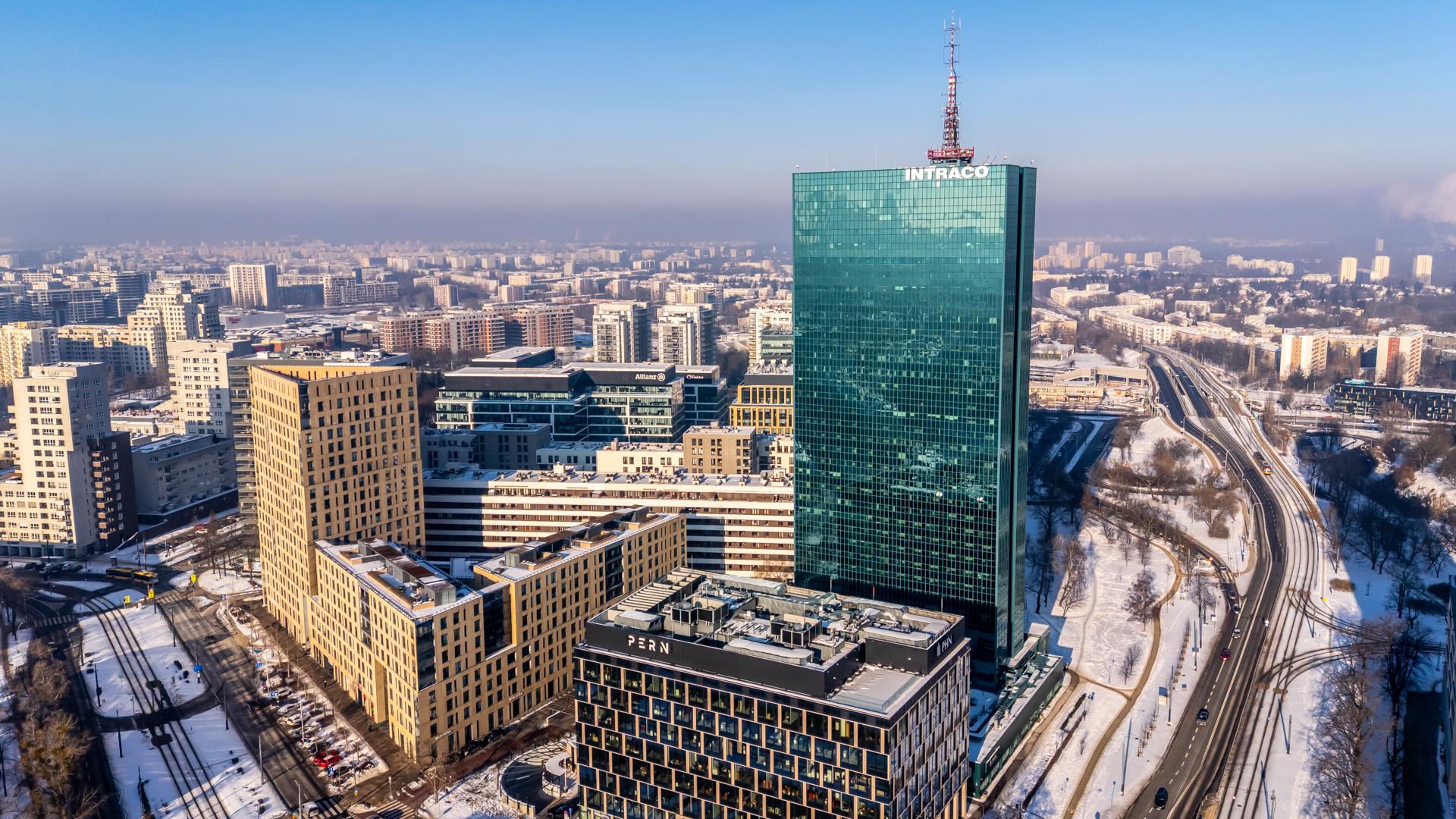 Biurowiec Intraco w styczniu 2026