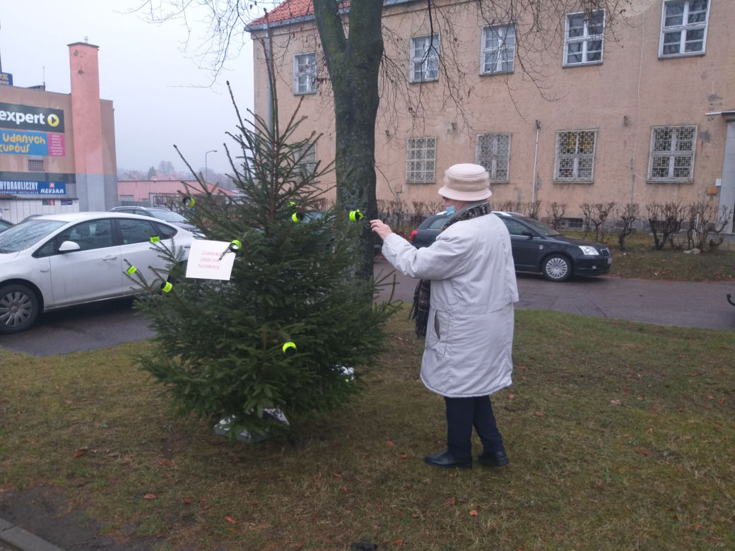 Nietypowa choinka stanęła w Mrągowie 