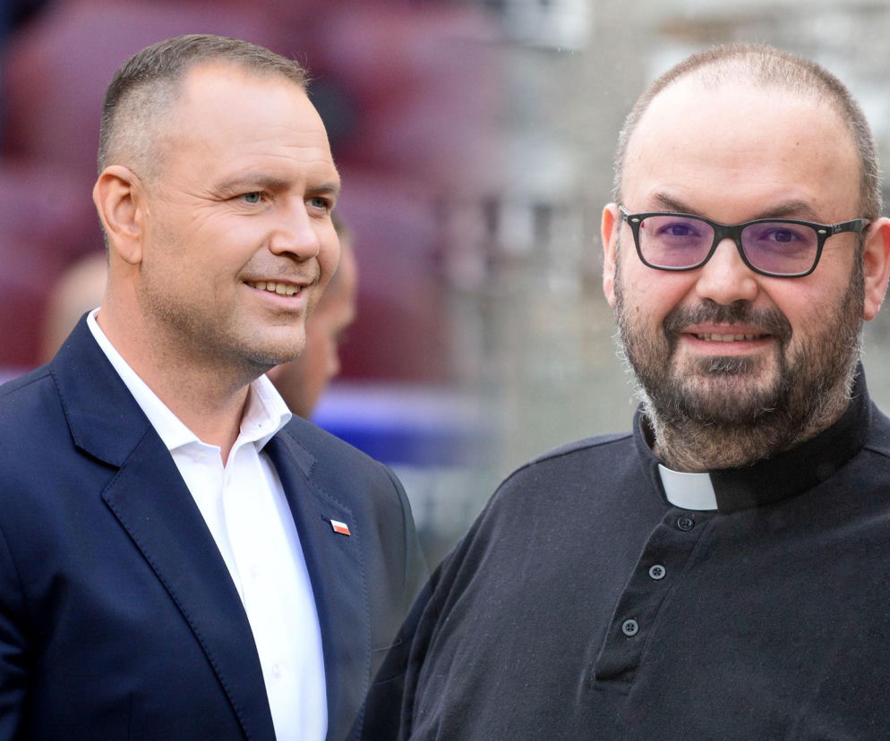 Prezydent Karol Nawrocki i jezuita Łukasz Sośniak. O sporze wokół weta prezydenta przeczytasz na SE Polityka.