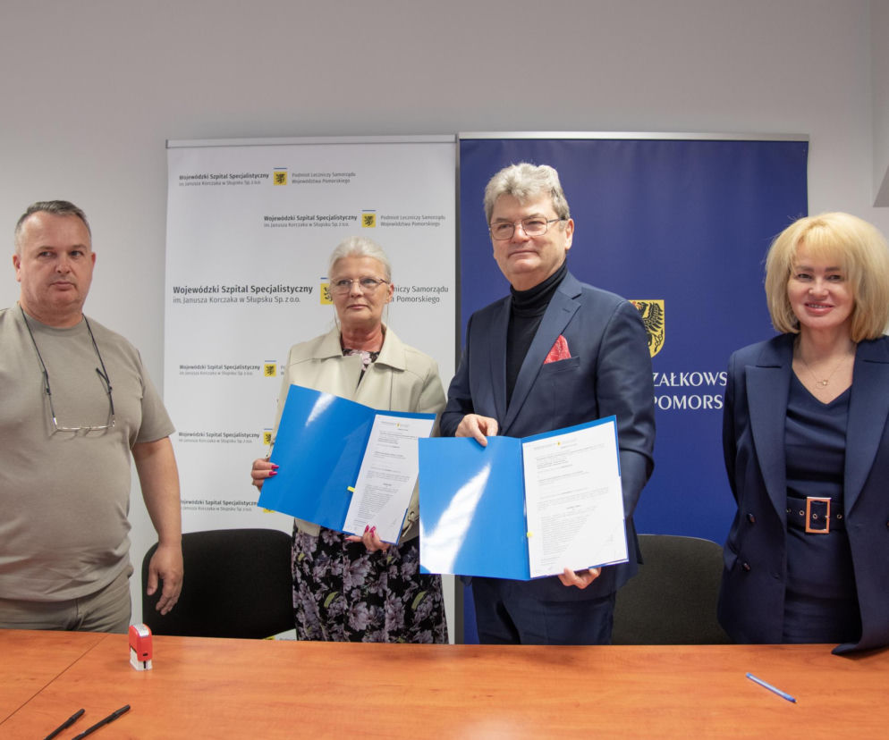 Szpital w Słupsku podpisanie umowy