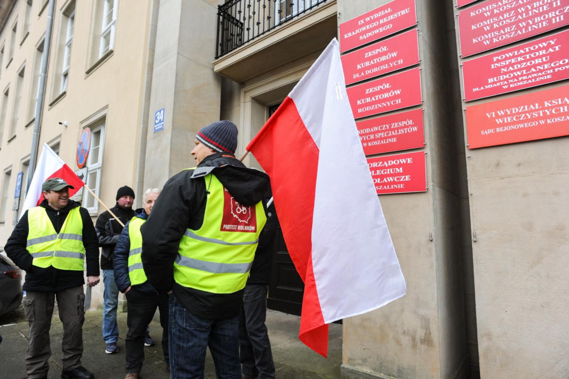   W całym kraju protesty ostrzegawcze rolników. Największy w Elblągu [ZDJĘCIA]