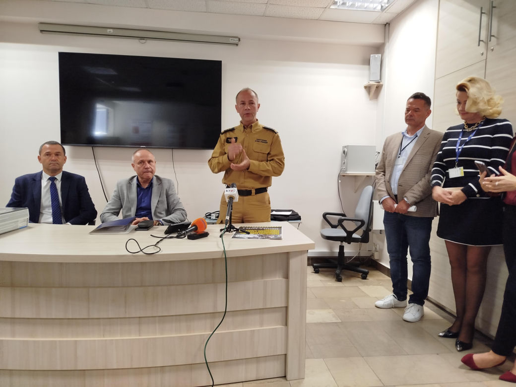 Powiatowe ćwiczenia strażackie w szpitalu wojewódzkim w Siedlcach