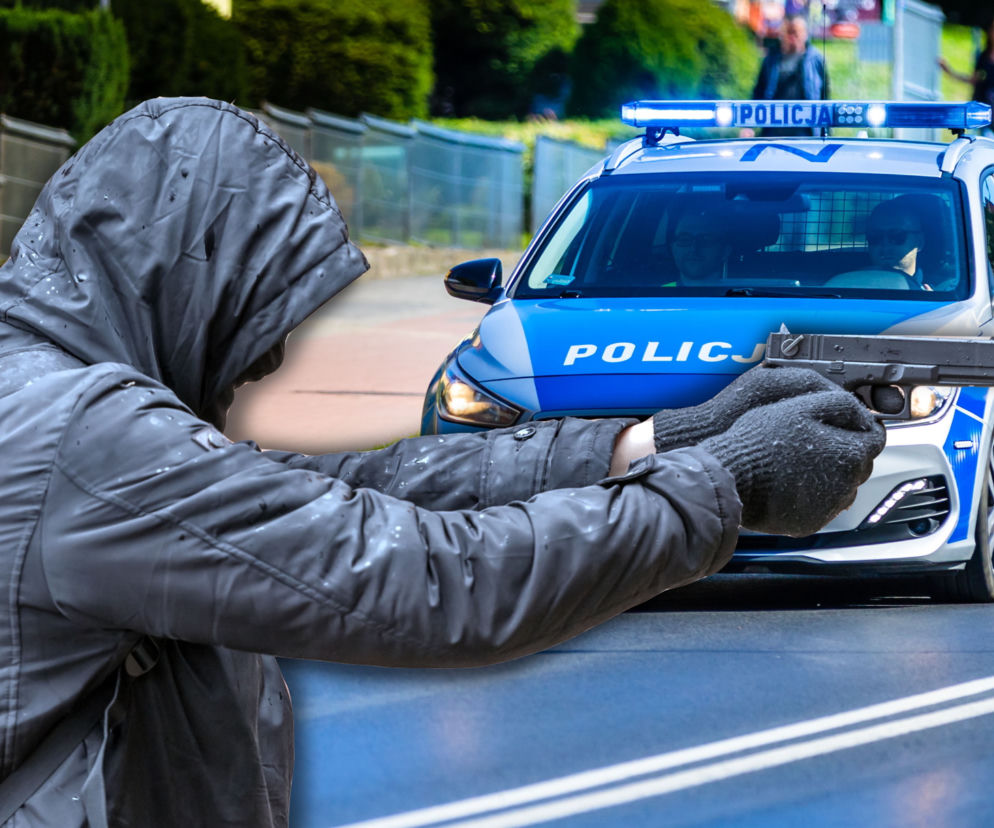 Strzały w centrum Łomży! Ranny trafił do szpitala, policja mówi o zatrzymaniach