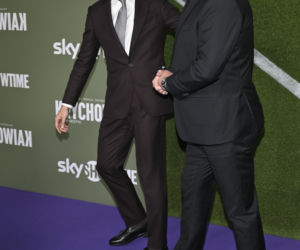 Czesław Michniewicz na premierze