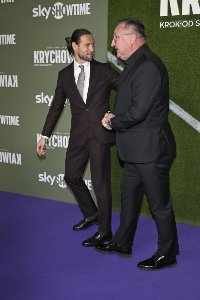 Czesław Michniewicz na premierze