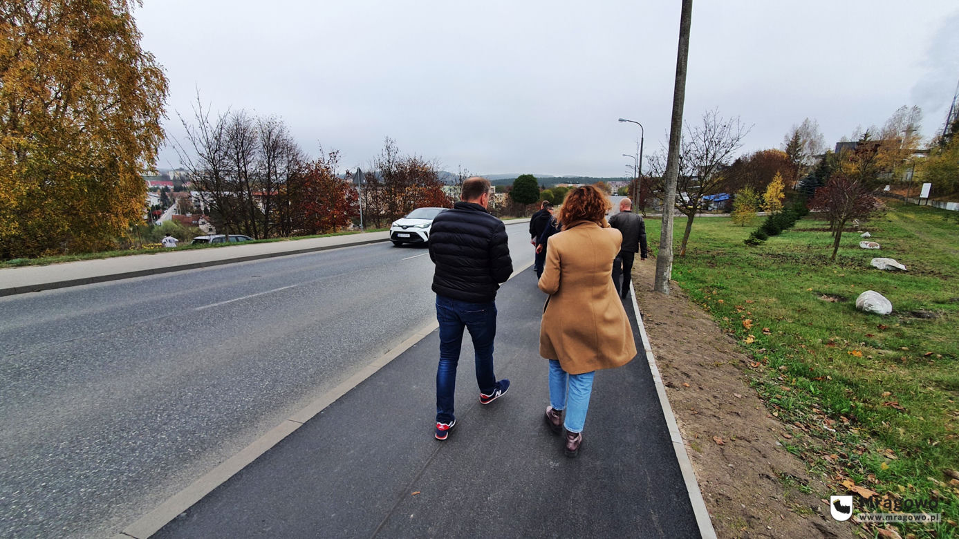 Mazurska Pętla Rowerowa coraz bliżej. Nowe ścieżki rowerowe w Mrągowie już dostępne [ZDJĘCIA]