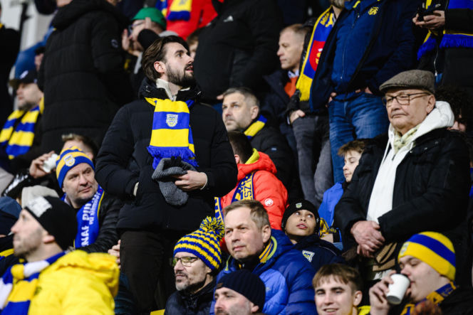 Arka Gdynia - Lechia Gdańsk: Zdjęcia kibiców z derbów Trójmiasta w ramach 23. kolejki PKO BP Ekstraklasy