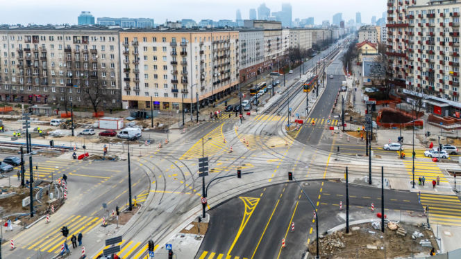 Tramwaj do Dworca Zachodniego w Warszawie - grudzień 2025