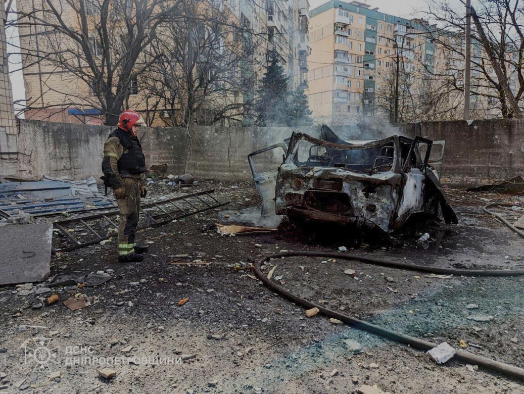 Rosyjski atak rakietowy na Krzywy Róg