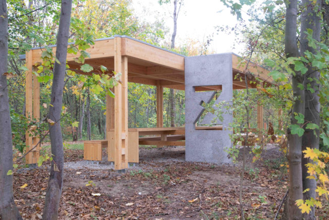 Park Żerański – altany i miejsca na ogniska