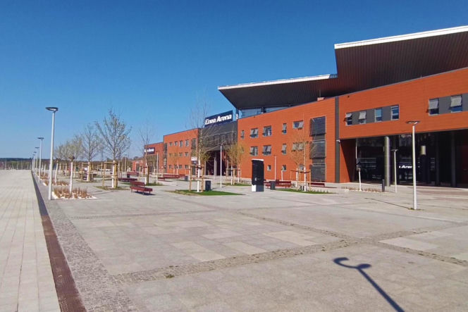 Przed halą Enea Arena powstaje Aleja Szczecińskich Olimpijczyków