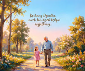 Kartka z życzeniami na Dzień Dziadka 2026