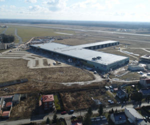 Postępy na budowie lotniska w Radomiu - marzec 2021