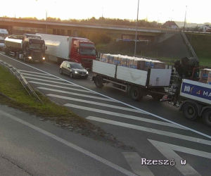 Potrącenie pieszego na autostradzie A4