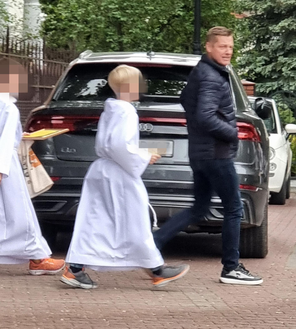 Marcin Mroczek na białym tygodniu komunijnym