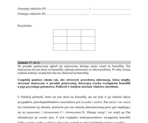 Matura próbna 2020 biologia, str.17