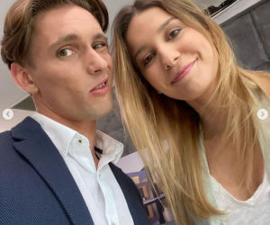 Pierwsza miłość po wakacjach 2021. Kalina (Magdalena Wieczorek), Oskar (Filip Gurłacz)