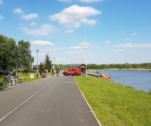 Wezwali strażaków do pływającej rowerkiem po rzeszowskim zalewie. Dlaczego? 