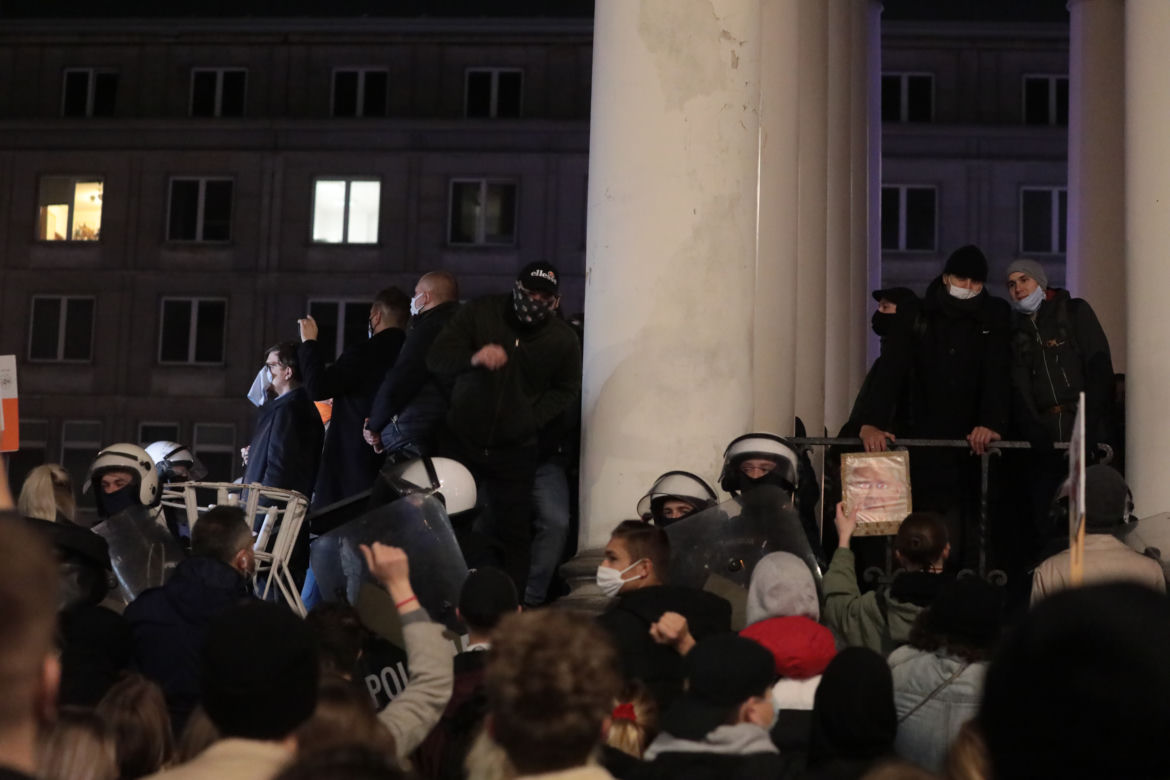 Strajk kobiet w Warszawie