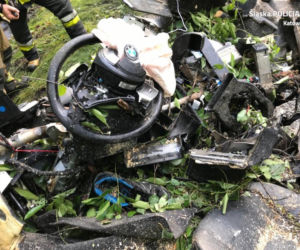 Katowice: Kierowca BMW uderzył w drzewo w Lesie Murckowskim. Jest w stanie ciężkim. 