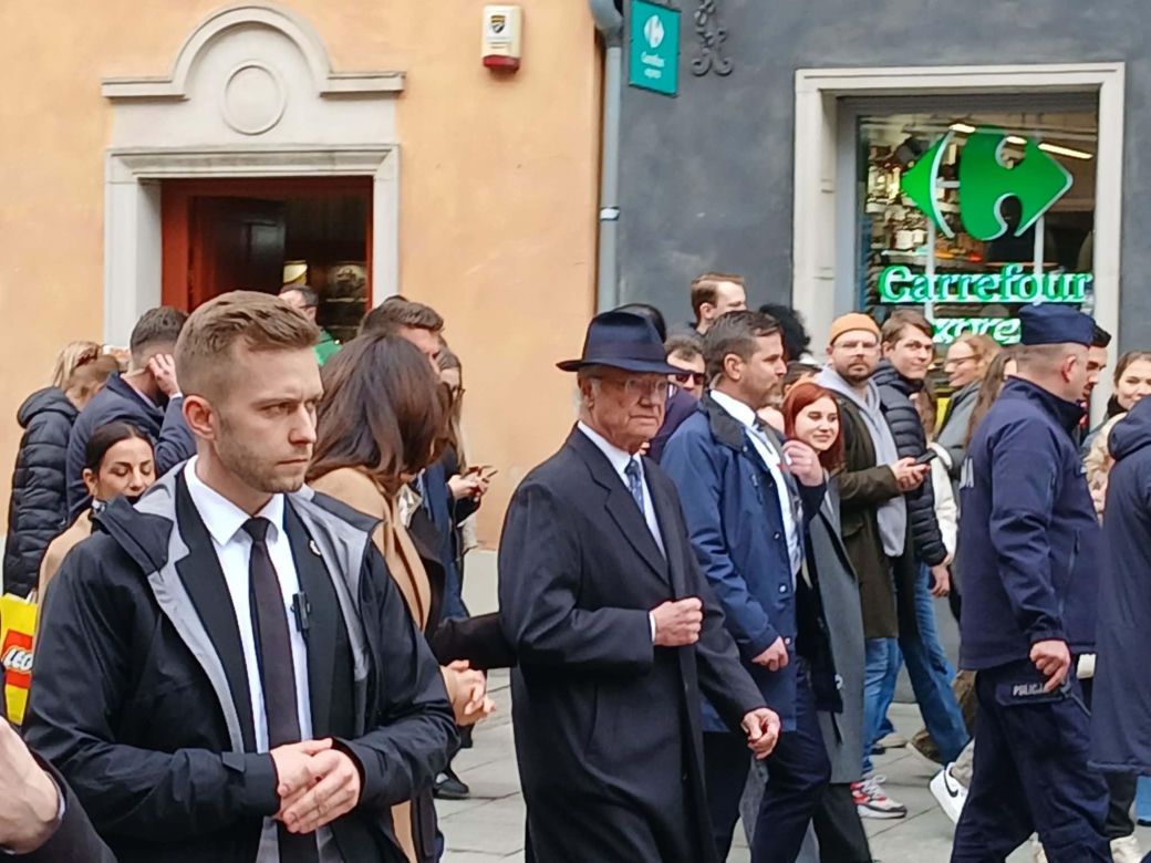 Król Szwecji Karol XVI Gustaw oraz królowa Sylwia w Gdańsku