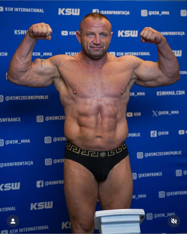 Tak wygląda ciało Mariusza Pudzianowskiego przed galą XTB KSW 105! Imponująca forma