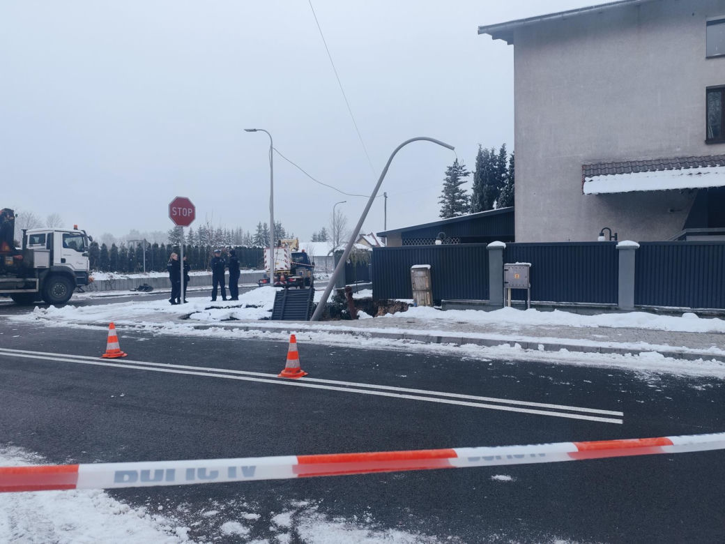 Zapadlisko w Olkuszu