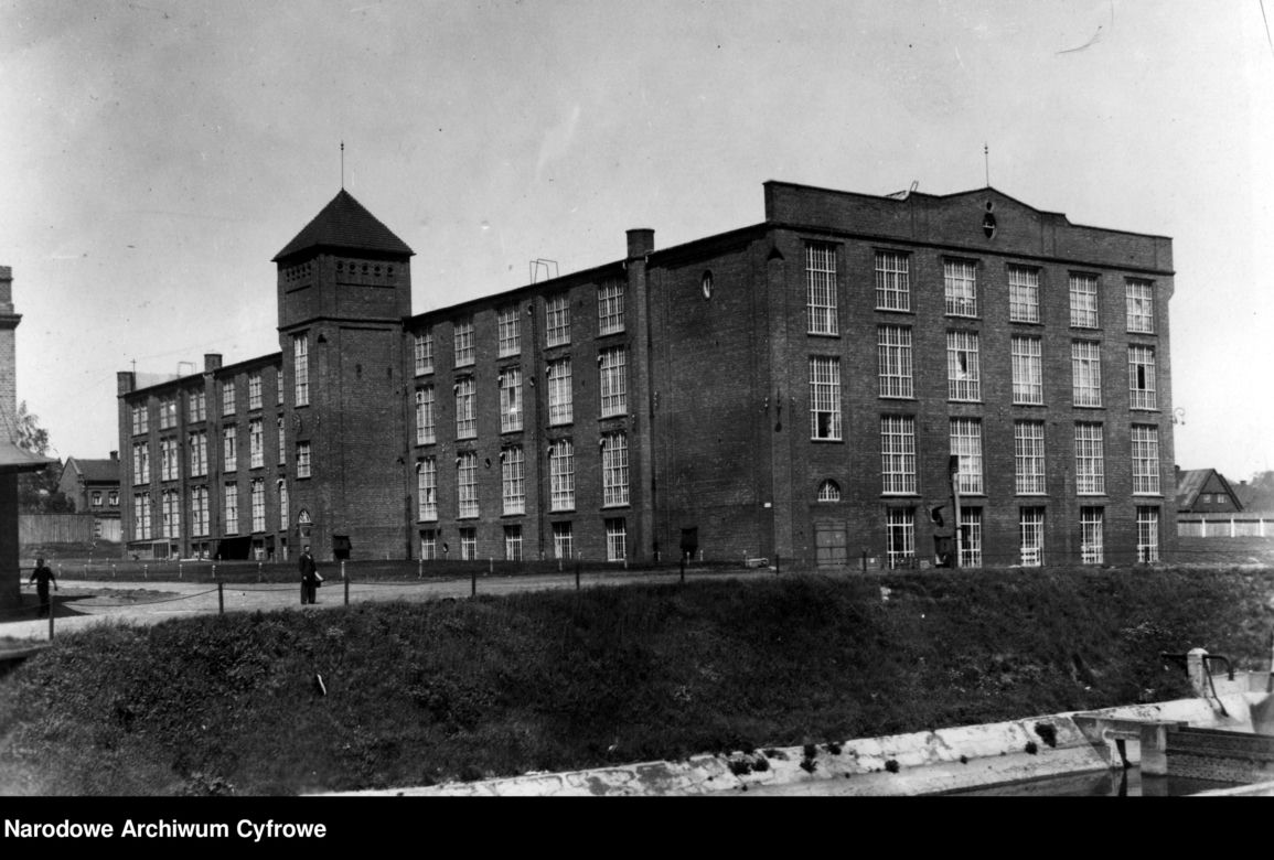 Zakłady Włókiennicze Widzewska Manufaktura S.A. w Łodzi - budynek przędzalni egipskiej, 1938