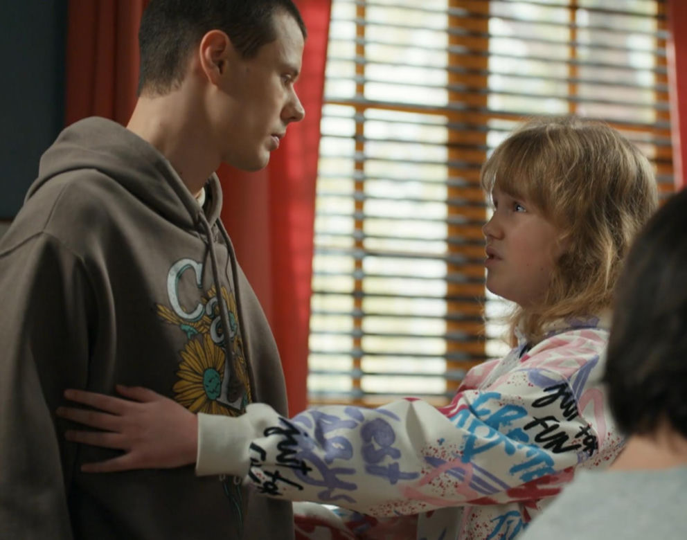 Barwy szczęścia, odcinek 3014: Emilka (Jessica Frankiewicz), Kacper (Jakub Szlachetka)