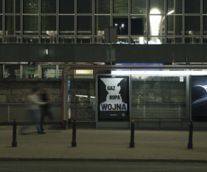 Nocna akcja aktywistów Greenpeace w Warszawie