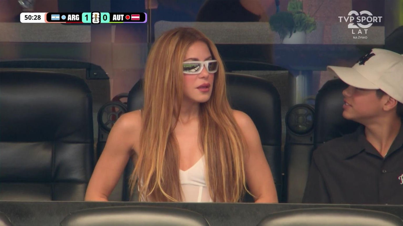 Shakira "zaatakowana" na meczu Argentyna - Austria