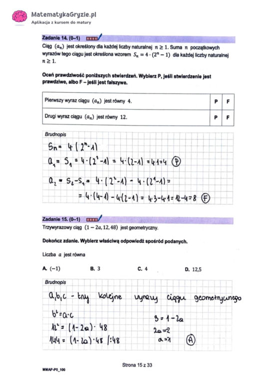 Matura próbna 2023 - odpowiedzi z matematyki