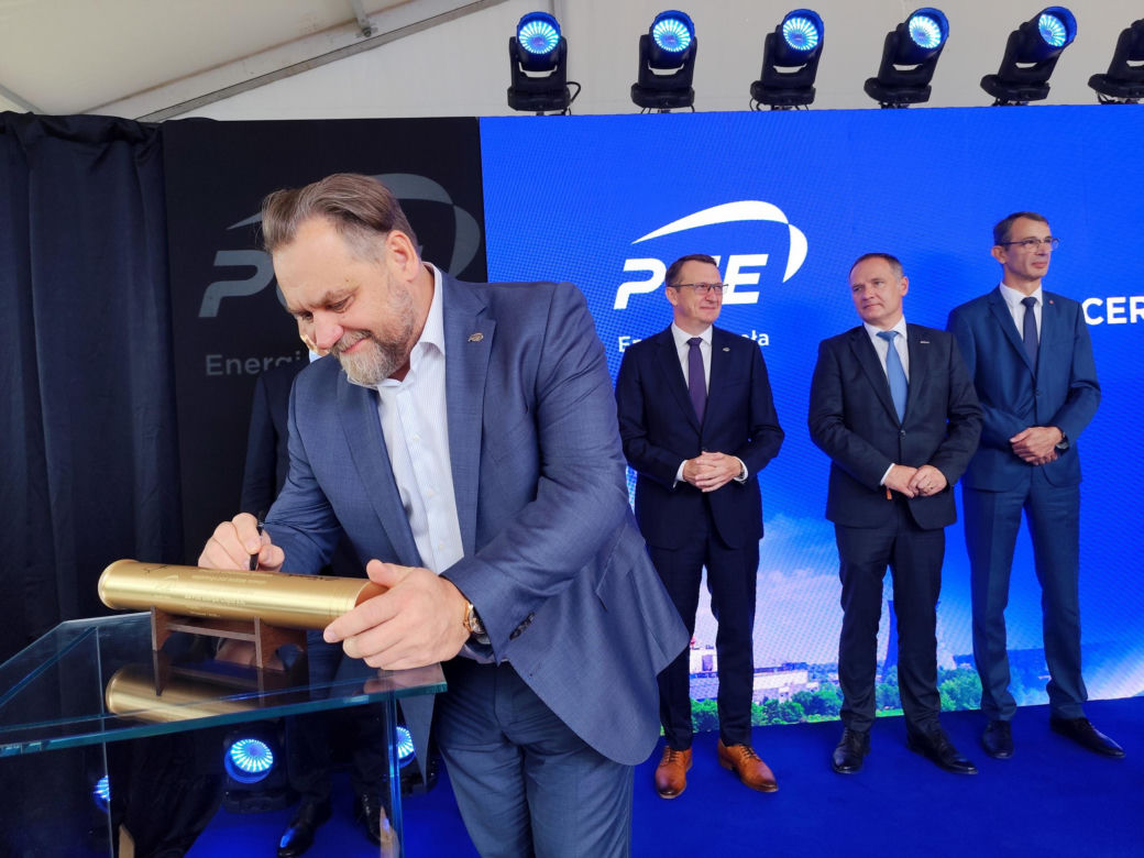 Wmurowanie kamienia węgielnego pod budowę nowego źródła ciepła dla Krakowa