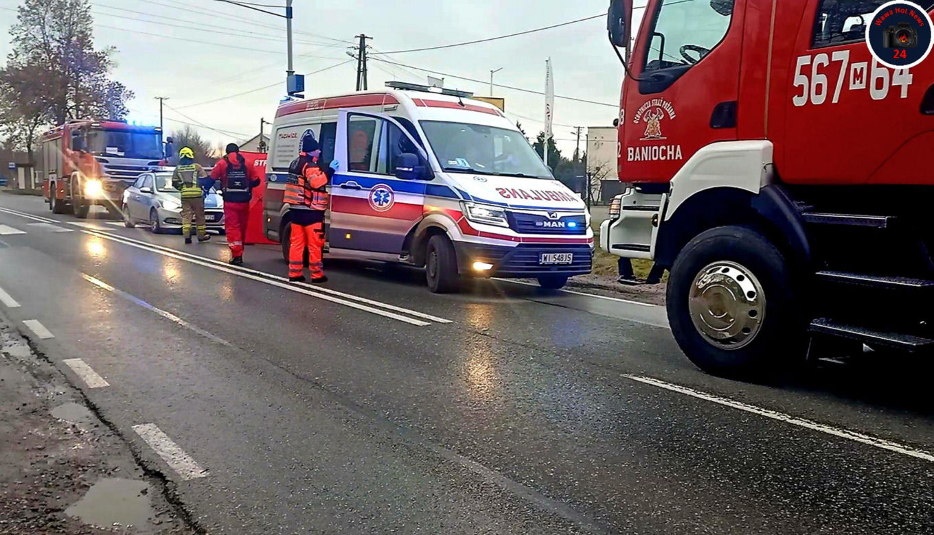Tragedia pod Piasecznem. Rowerzysta leżał w przydrożnym rowie. Na pomoc było już za późno