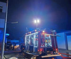 Pożar hali magazynowej przy ul. Kochanowskiego w Tarnowie