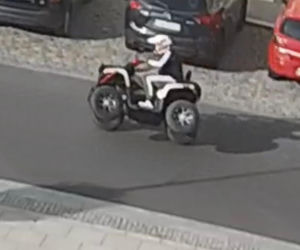 Quadem na dwóch kółkach przez centrum Krobi