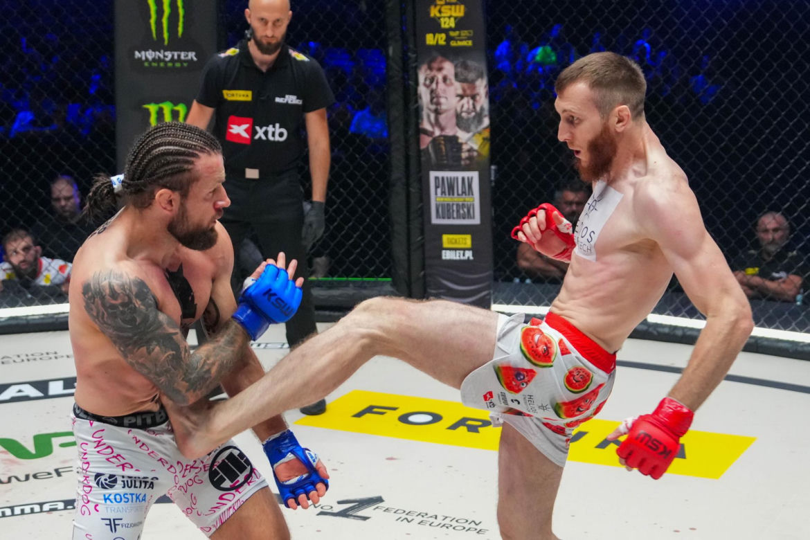 XTB KSW 121. Potężny cios w krocze, trybuny zamarły!