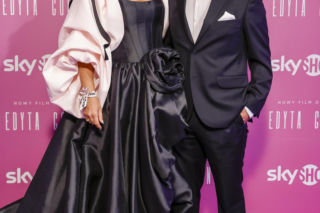 Edyta Górniak z synem Allanem na premierze filmu dokumentalnego o jej życiu i karierze