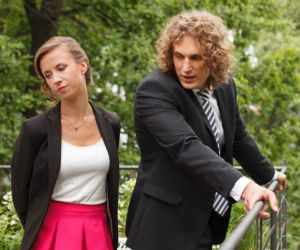 O mnie się nie martw 3 sezon odc. 4. Tomek Podhalski (Karol Dziuba), Marta (Katarzyna Ankudowicz)