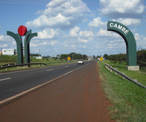 Wjazd do Cambe (dawniej Nowy Gdańsk)