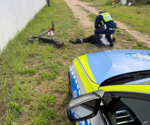 Olał znał STOP i uciekał hulajnogą. 20-latek otrzymał ogromny mandat