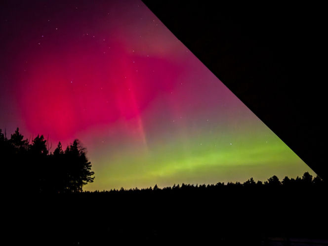 Niesamowite zjawisko nad Świętokrzyskim. Zorza polarna rozświetliła niebo!